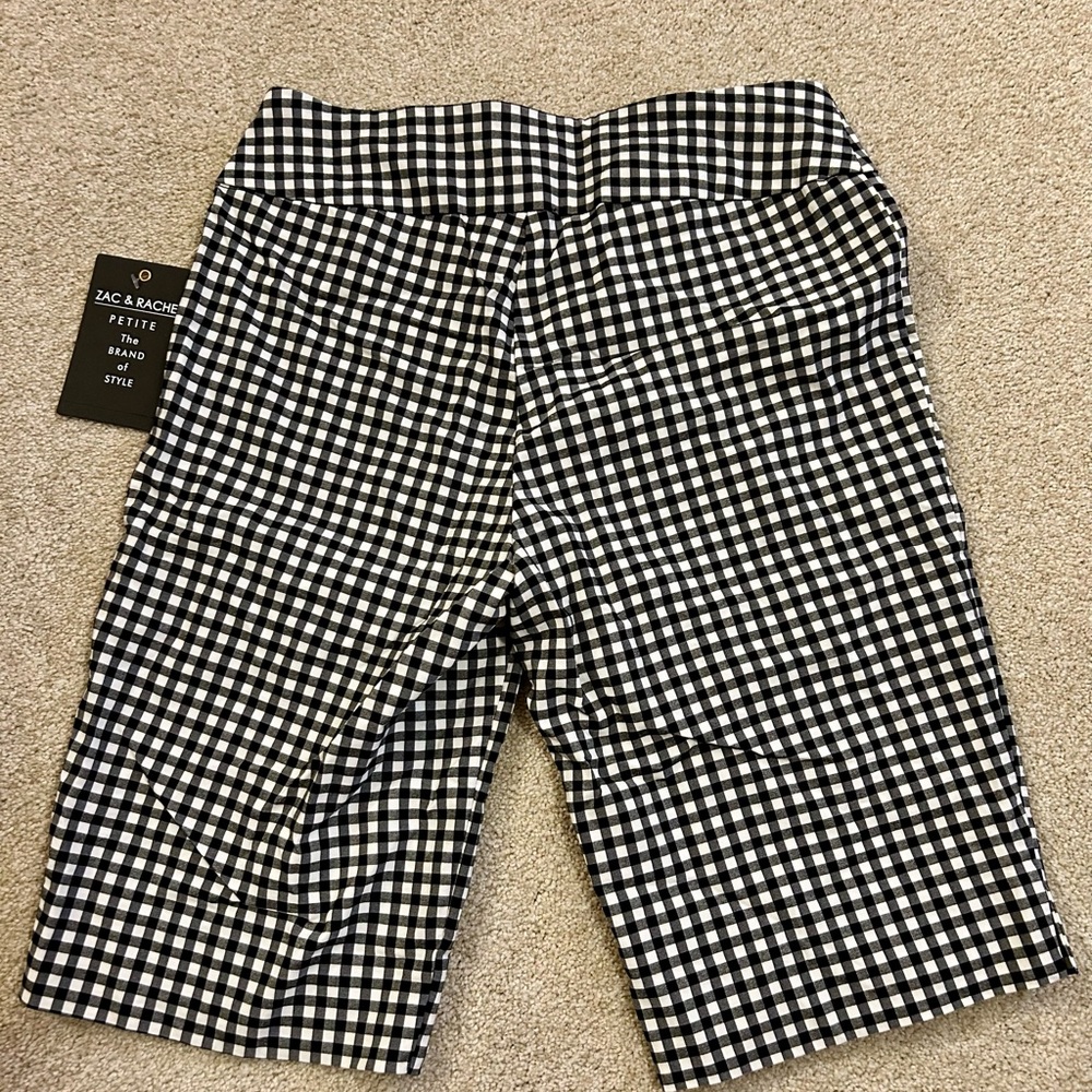 Zac & Rachel NWT black and white shorts. 4p